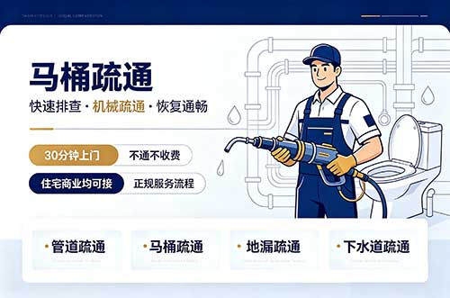 江山马桶疏通