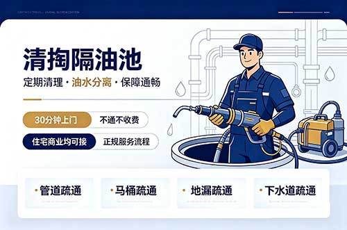 江山清掏隔油池